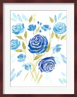 Cerulean Blooms II Fine Art Print