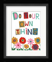 Positive Power II Framed Print