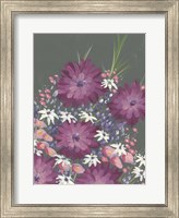Mauve Wildflower Garden I Fine Art Print