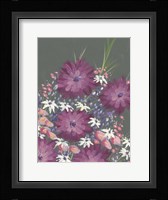Mauve Wildflower Garden I Framed Print
