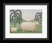 Folk Farm I Framed Print