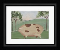 Folk Farm III Framed Print
