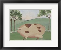 Folk Farm III Framed Print