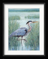 Wetland Heron I Framed Print
