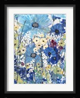 Garden Blues II Framed Print