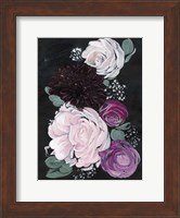 Dark & Dreamy Floral I Fine Art Print