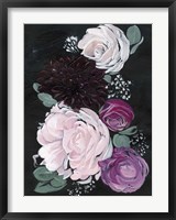 Dark & Dreamy Floral I Fine Art Print
