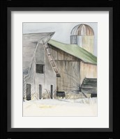 Winter Barn II Fine Art Print
