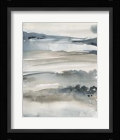 Foggy Horizon I Framed Print