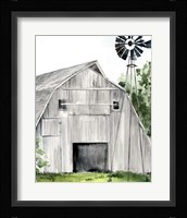 Weathered Barn II Framed Print