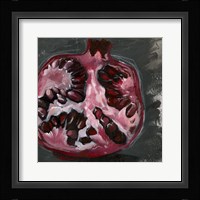Pomegranate Study on Black II Fine Art Print