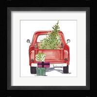 Christmas Cars III Framed Print