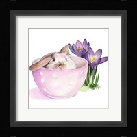 Bunny Crossing II Framed Print