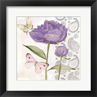 Flowers & Lace IV Framed Print