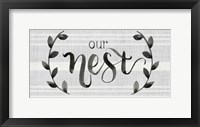 Our Nest is Blessed I Framed Print