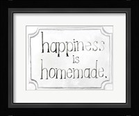 Homemade Happy I Framed Print