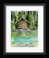 Lake Views II Framed Print