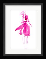 Fuchsia Street Fashion I Framed Print
