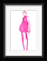 Fuchsia Street Fashion II Framed Print