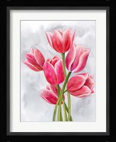 Tulip Tangle I Framed Print