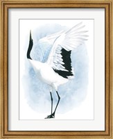Dancing Crane I Fine Art Print
