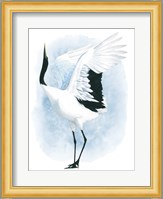 Dancing Crane I Fine Art Print