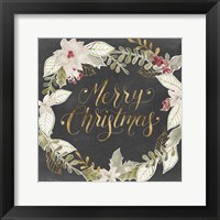 Gilded Christmas I Framed Print