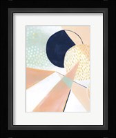Peach Eclipse II Framed Print