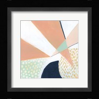 Peach Eclipse IV Framed Print