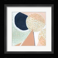 Peach Eclipse V Framed Print