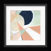 Peach Eclipse VI Framed Print