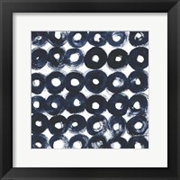 Indigo Ripple III Framed Print