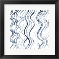 Indigo Ripple IV Framed Print
