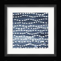 Indigo Ripple VI Framed Print