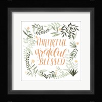 Grateful II Framed Print