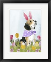 Puppy Easter II Framed Print