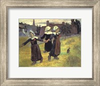 Breton Girls, 1888 Fine Art Print