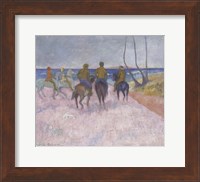 Reiter Am Strand (Cavaliers Sur La Plage), 1902 Fine Art Print