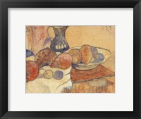 Still Life with a Pitcher and Fruit Fine Art Print