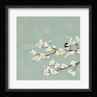 Chickadee & Dogwood I Framed Print