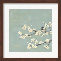 Chickadee & Dogwood I Fine Art Print