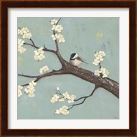 Chickadee & Dogwood II Fine Art Print