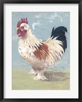Farm Life-Chickens II Framed Print