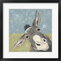 Farm Life-Mule Framed Print