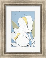 White Tulip Triptych I Fine Art Print
