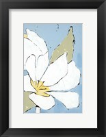 White Tulip Triptych III Fine Art Print