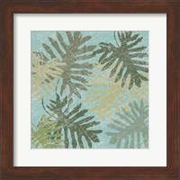 Faded Tropical Leaves I Fine Art Print