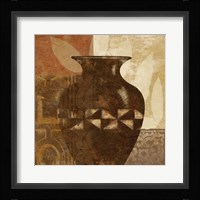 Ethnic Vase IV Framed Print