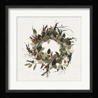 Farmhouse Wreath II Fine Art Print