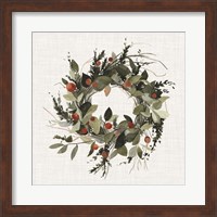 Farmhouse Wreath II Fine Art Print